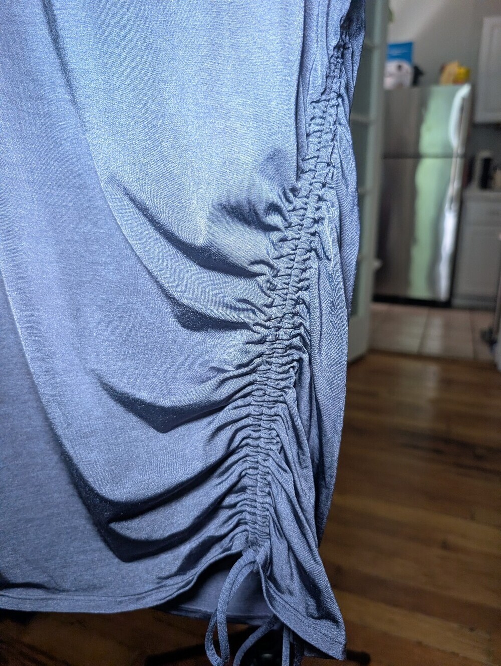 Athleta Heather Slate Side-Ruch Tank - Picture 5 of 6